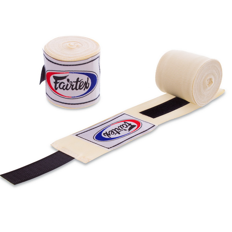 

Бинты боксерские 2 шт. хлопок FAIRTEX 3 метра, Цвет Белый