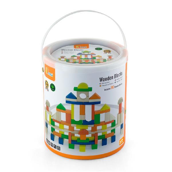 

Кубики Viga Toys Большая стройка 100 шт., 2,5 см (50334)