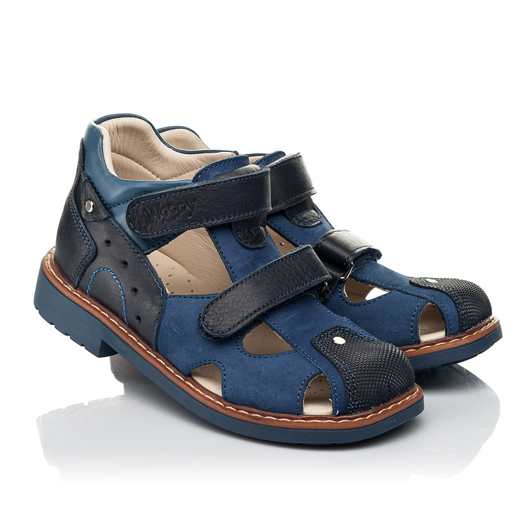 

Закрытые босоножки Woopy Orthopedic 22 синий (8073)