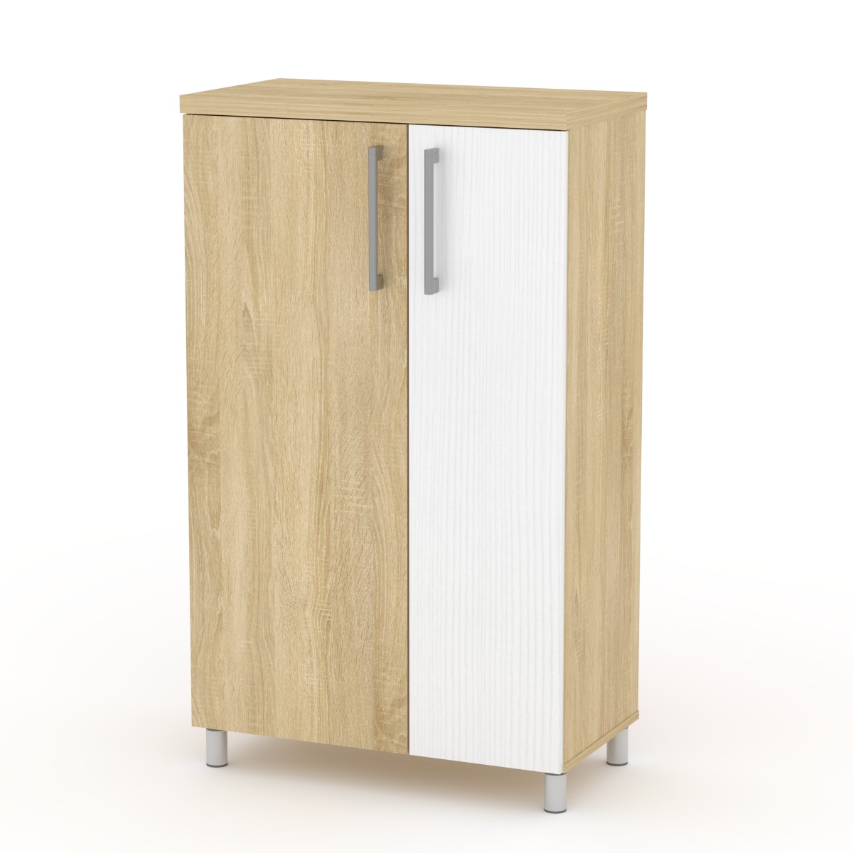 

Комод Тумба-2 Компанит МГ-2 сонома+нимфея альба