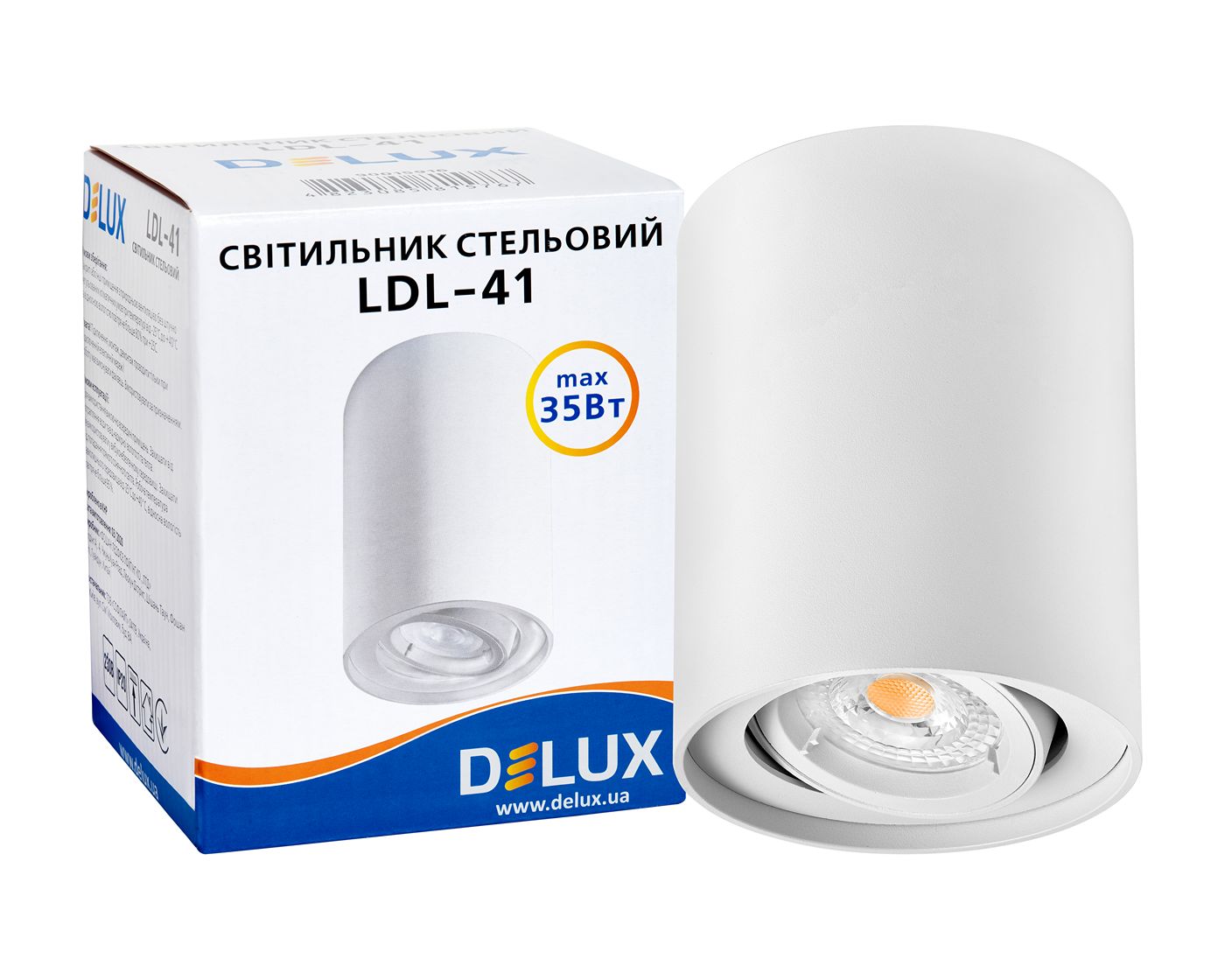 

Светильник потолочный DELUX LDL-41 белый без ламп