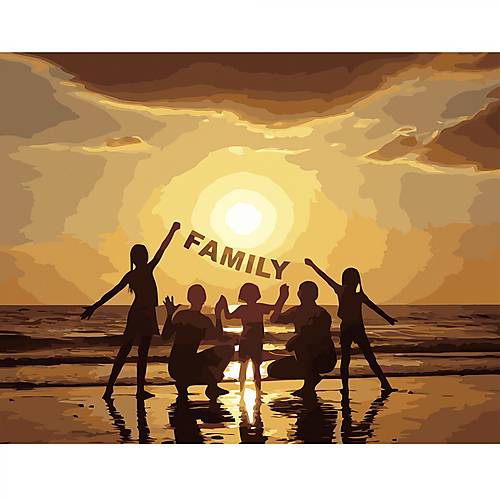 

Картина по номерам "FAMILY" ★★★ STRATEG (VA-2658)