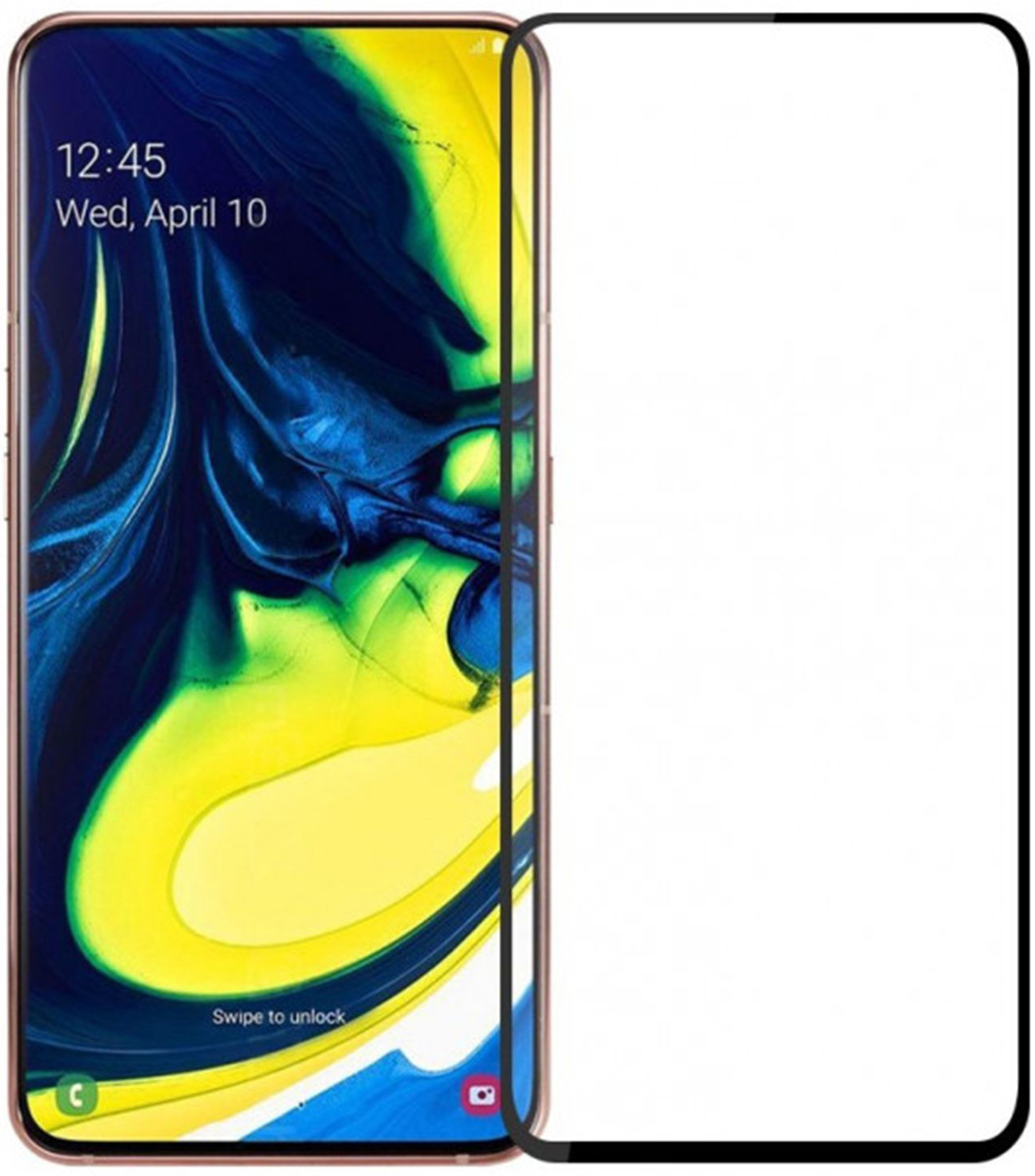 

Защитное стекло Drobak для Samsung Galaxy A80 Black