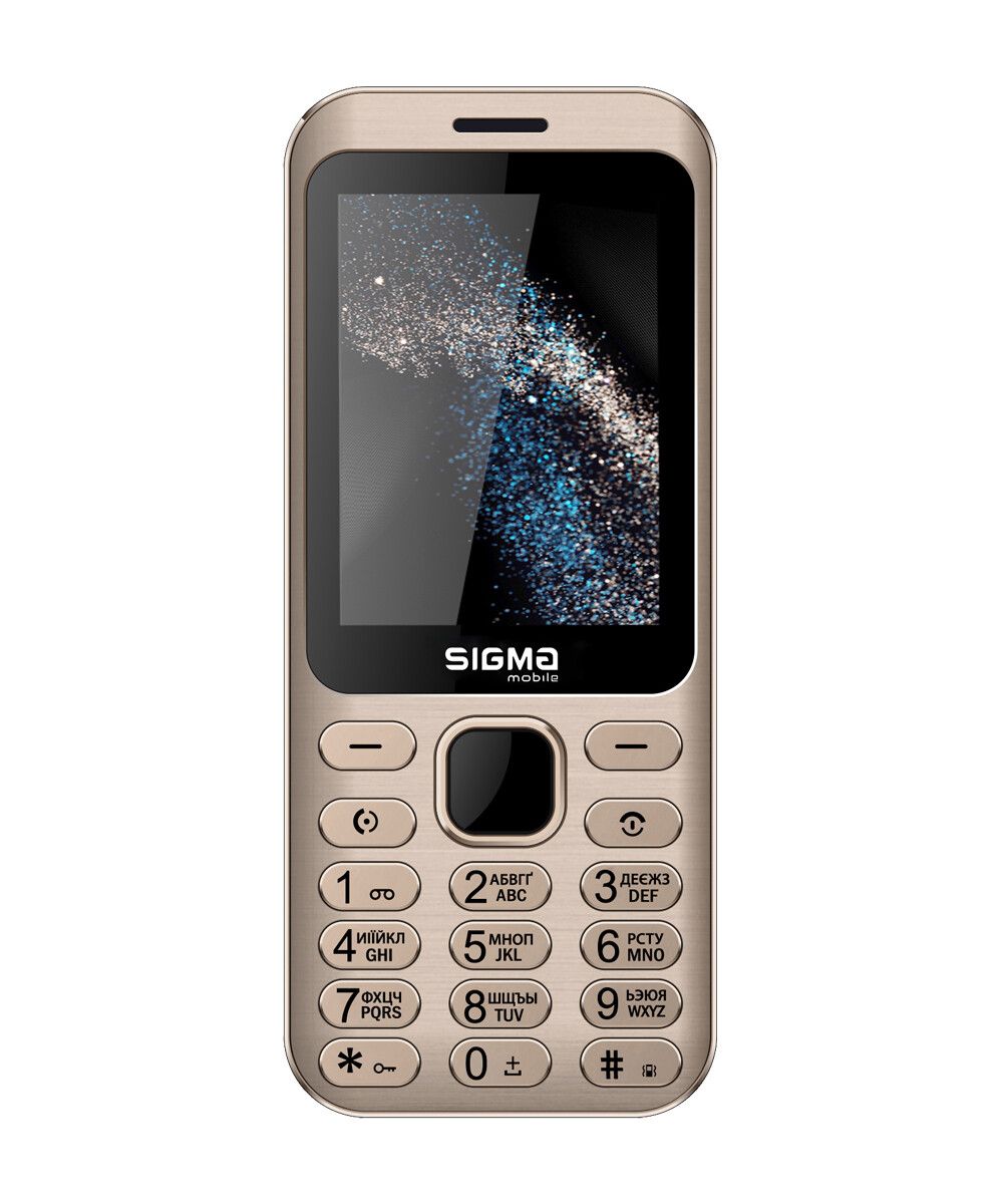 

Мобильный телефон Sigma mobile X-Style 33 Gold