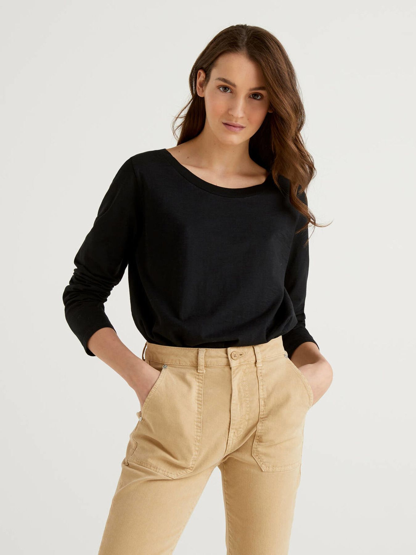 

Лонгслив United Colors of Benetton 3BVXE19E4-100 S