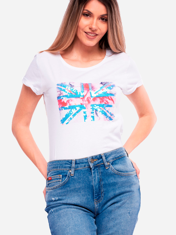 

Футболка Lee Cooper 20195879-13 XL White