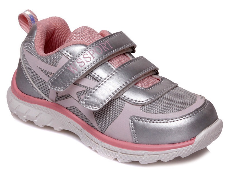 

Кроссовки WeeStep серый с розовым ck321 32