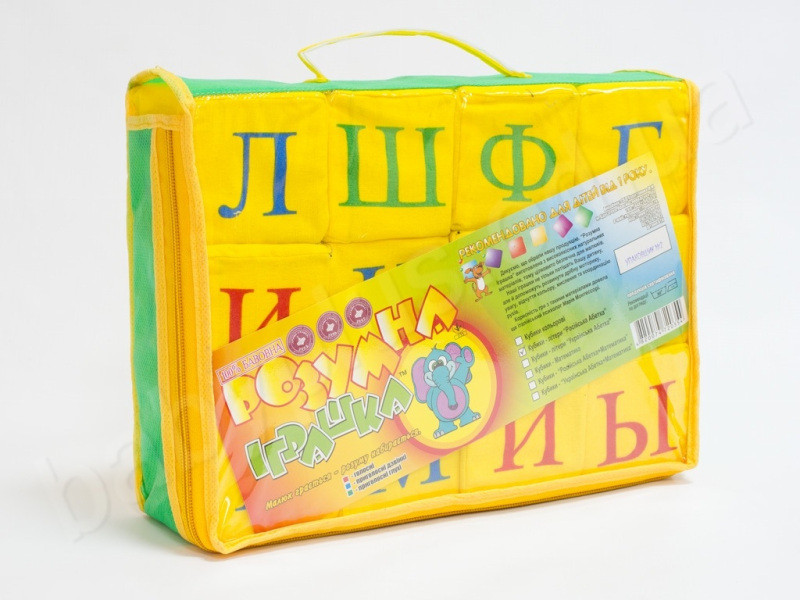 

Кубики мягкие 12 шт. Абетка (127/2)