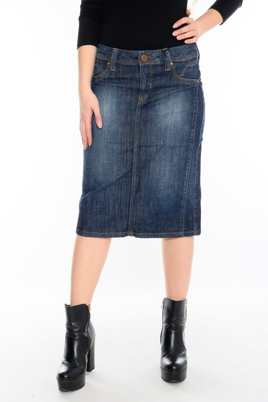 

Юбка джинсовая Батал Omat jeans 1404-840  Синяя, Юбка джинсовая Батал Omat jeans 1404-840 32 Синяя