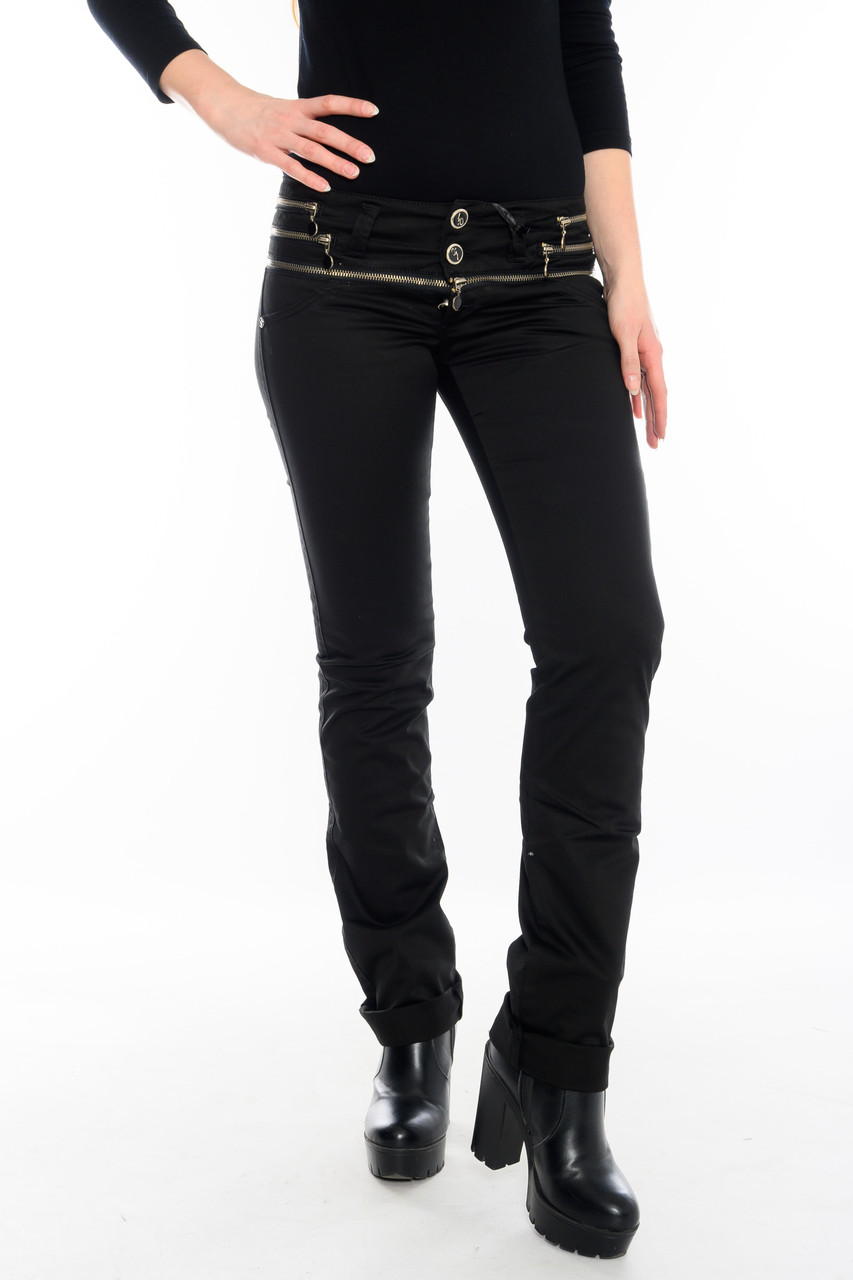 

Брюки OMAT jeans 9523-569 W27 L34 Черные