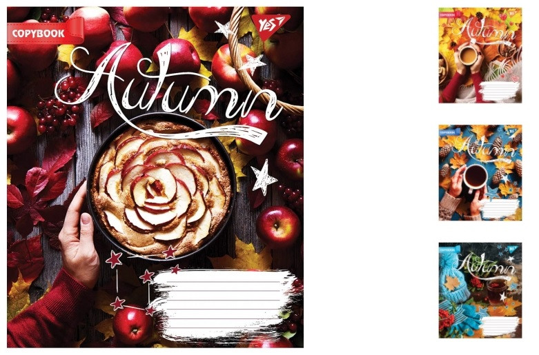 

А5/24 лин. YES AUTUMN, тетрадь учен. 20шт в упак. // (764099)