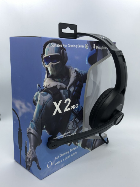 

Наушники проводные X2 PRO игровые с микрофоном