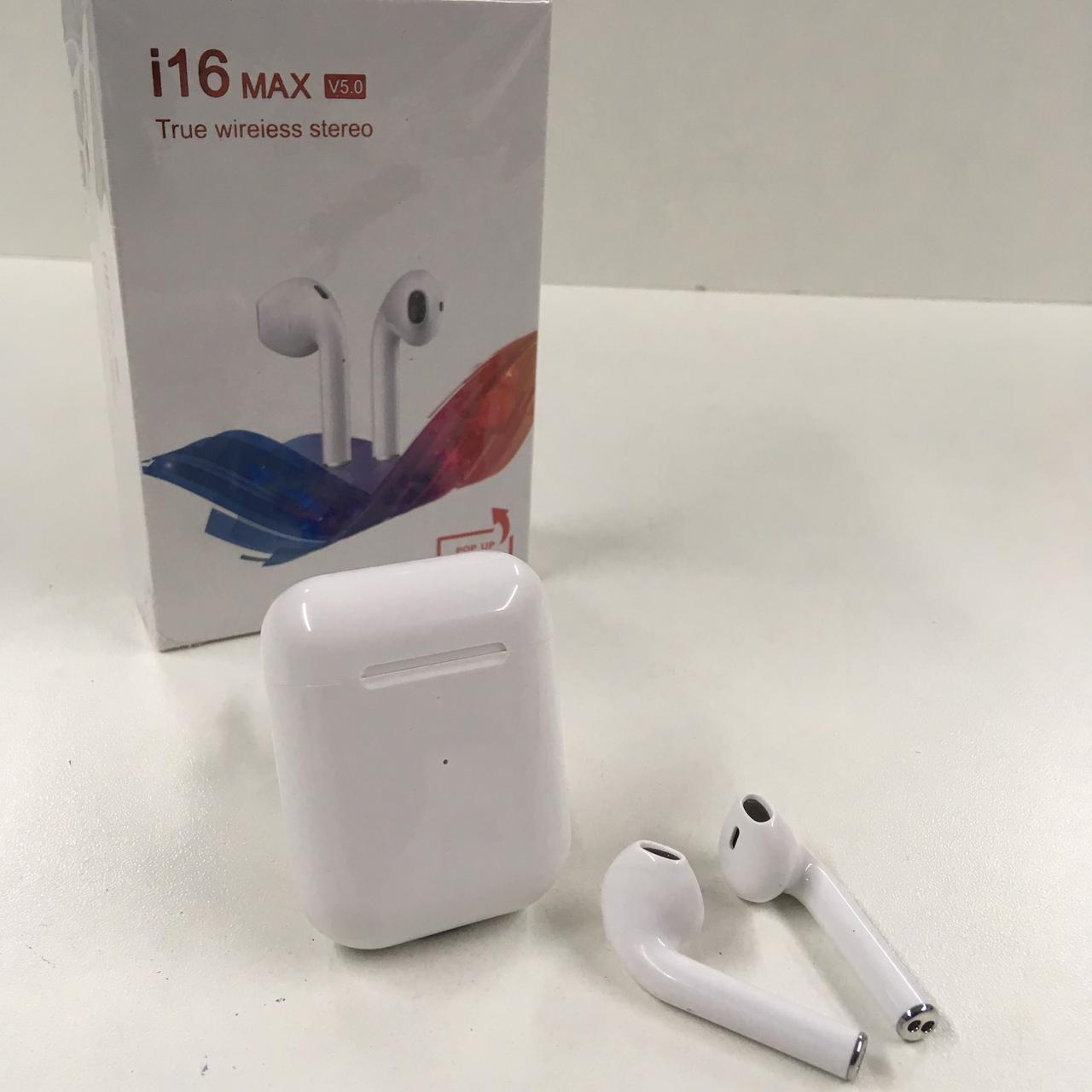 

Беспроводные bluetooth-наушники Airpods I16 UTM max Белые