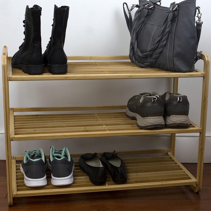 

Полка для обуви 3-ярусная 9 пар обуви вместимость - Little Room Baby House (WFR-120522-1062)