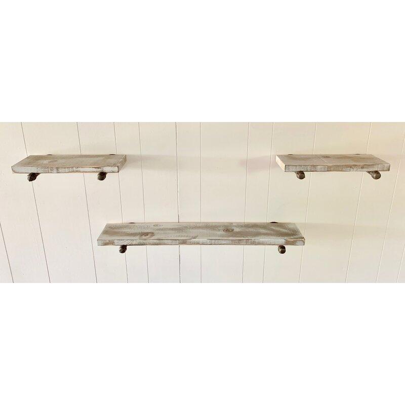 

Настенная полка Donahu деревянная (набор из 3 шт) - Little Room Baby House (WFR-141610-03-1034)