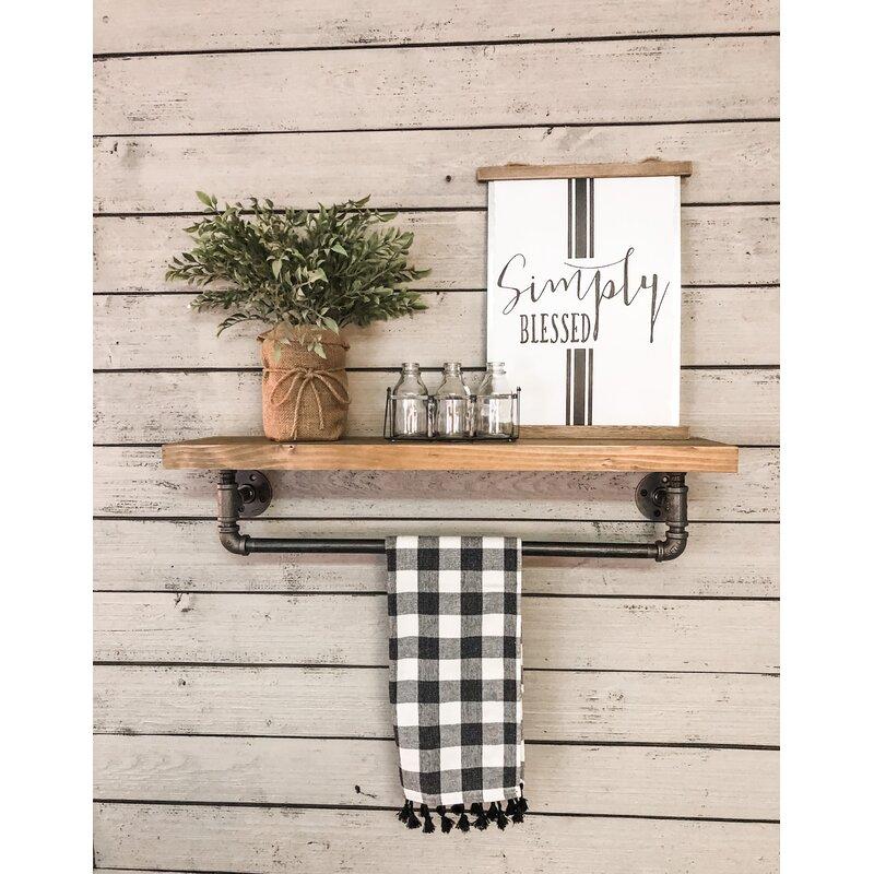 

Настенная полка Brinton кронштейн с полотенцесушителем - Little Room Baby House (WFR-147921-02-1034)
