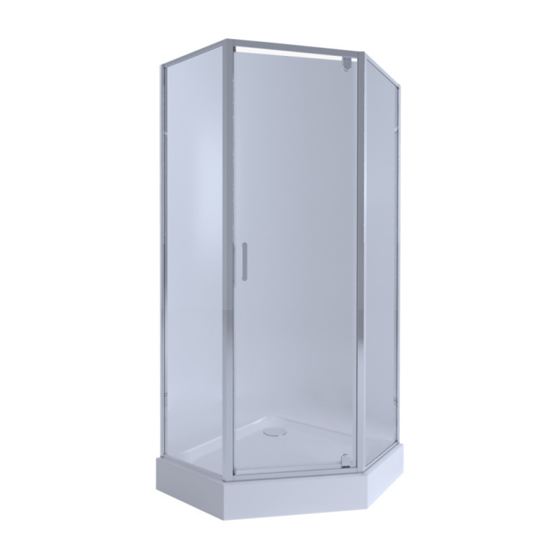 

Набор Q-tap душевая кабина Leo CRM10995-AC6 Clear + поддон Leoscorp 309915
