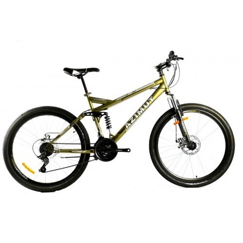 

Велосипед Azimut Race 26" 18" FR/D Gold (RACE/26/18/FR/Da)