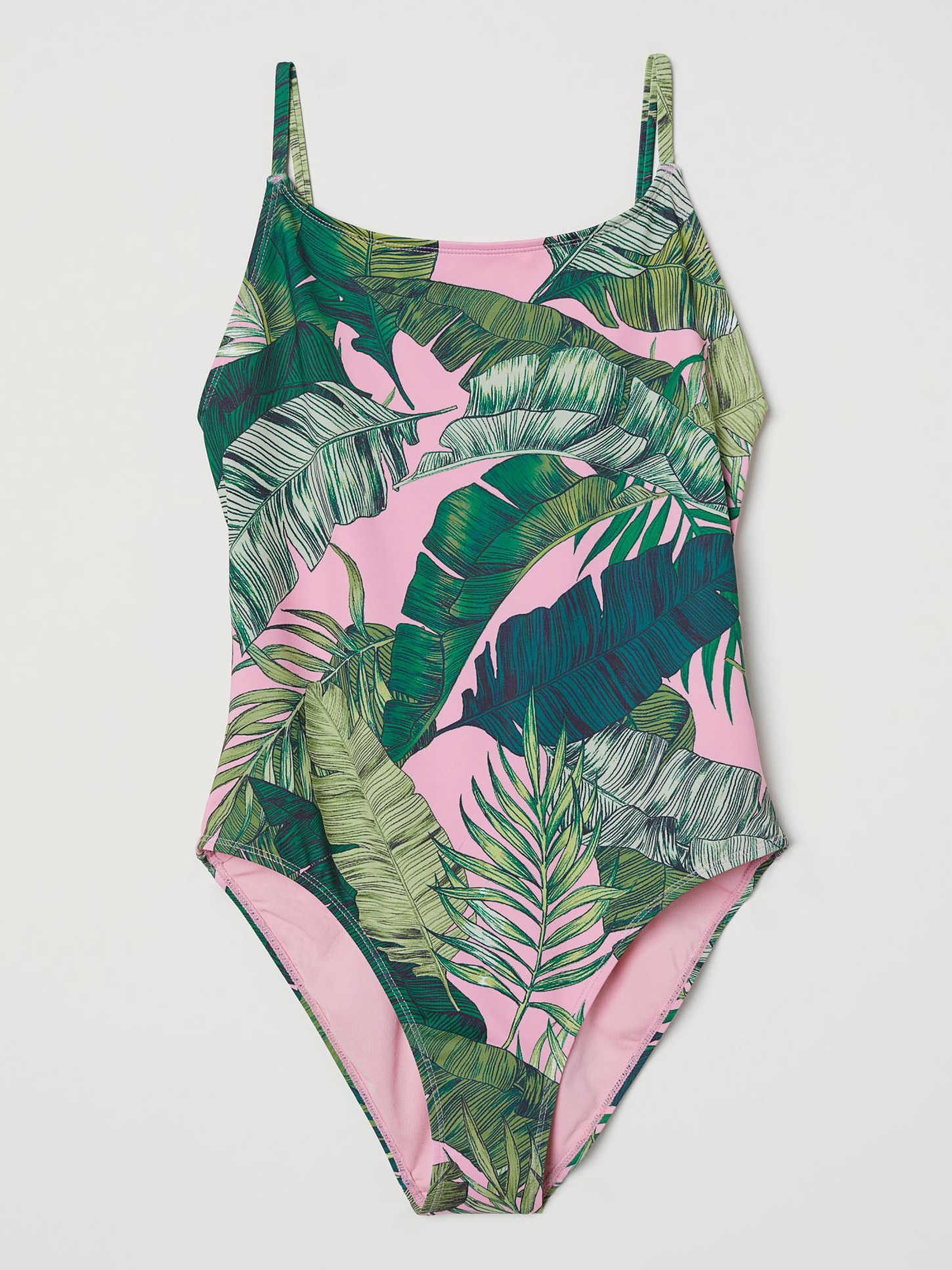 

Купальник слитный женский H&M 0644306 8 46 Розовый