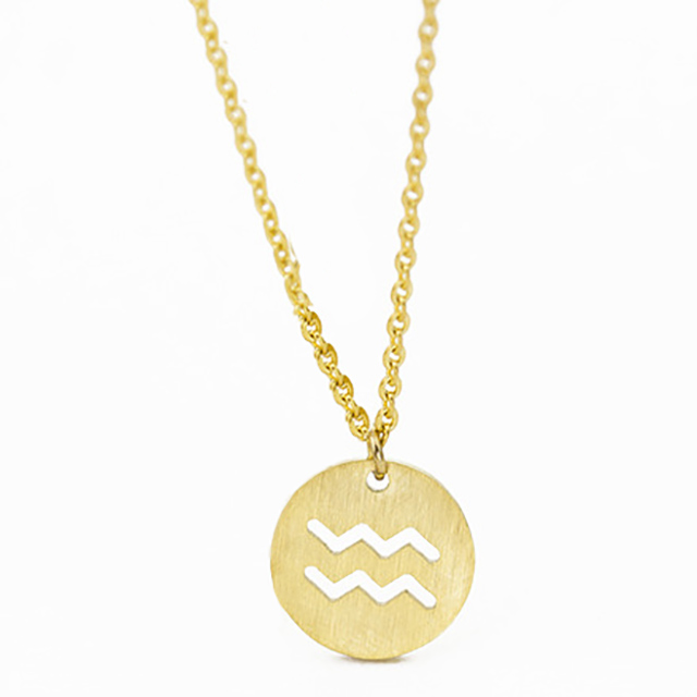 

Подвеска знак зодиака Водолей DiaDemaGrand Золотой (071830-8)