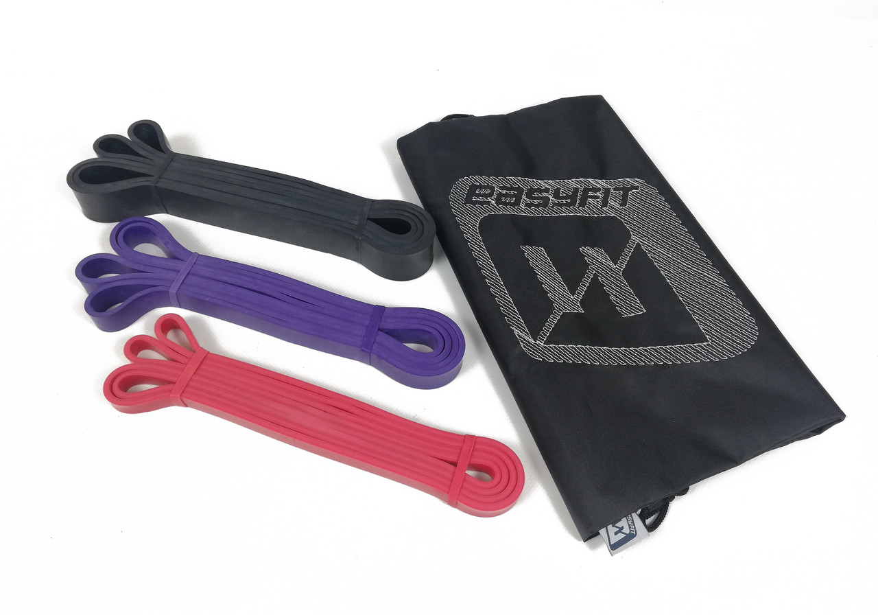 

Резиновые петли для йоги и фитнеса набор EasyFit 2÷45 кг (3 шт)