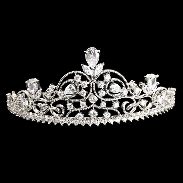 

Диадема с камнями Элеанора DiaDemaGrand Серебряный с белым камнем (041844-15-2)