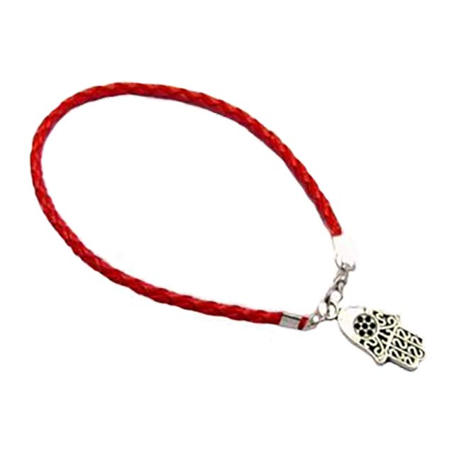 

Браслет-амулет Хамса для защиты DiaDemaGrand Красный с серебряным (01150307-10-15)