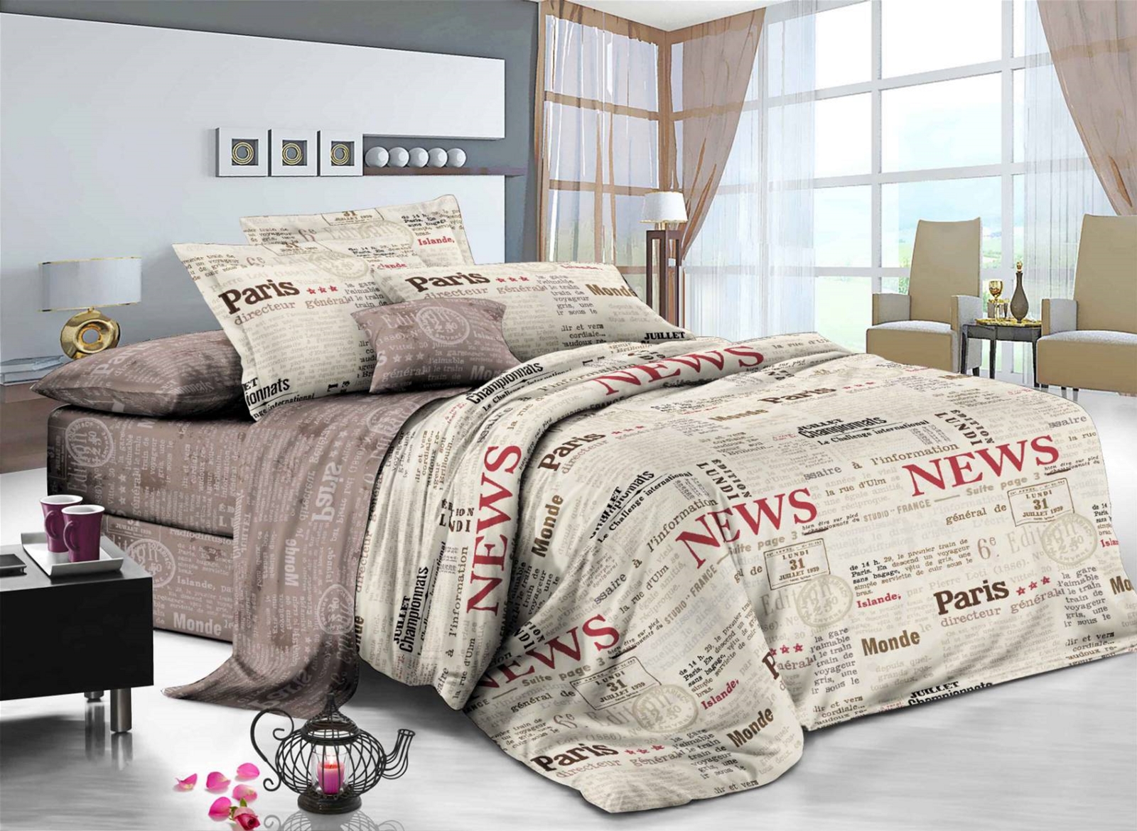 

Простынь MirSon Бязь Premium 17-0194 Martin 180х220 см