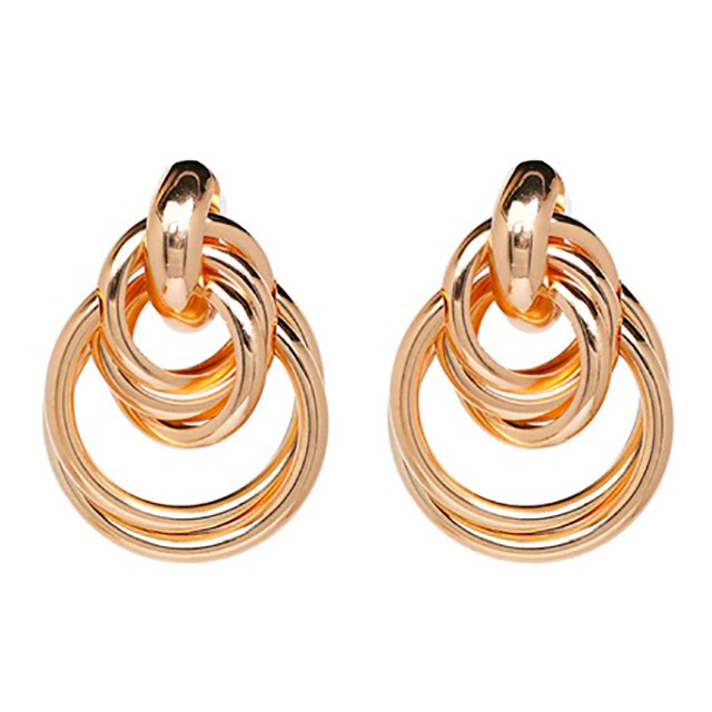 

Объемные серьги Узел DiaDemaGrand Золотой (071979-8)