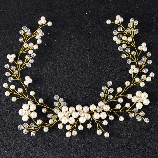 

Свадебный венок Жеманный DiaDemaGrand Золотой с белым жемчугом (081774-8-2)