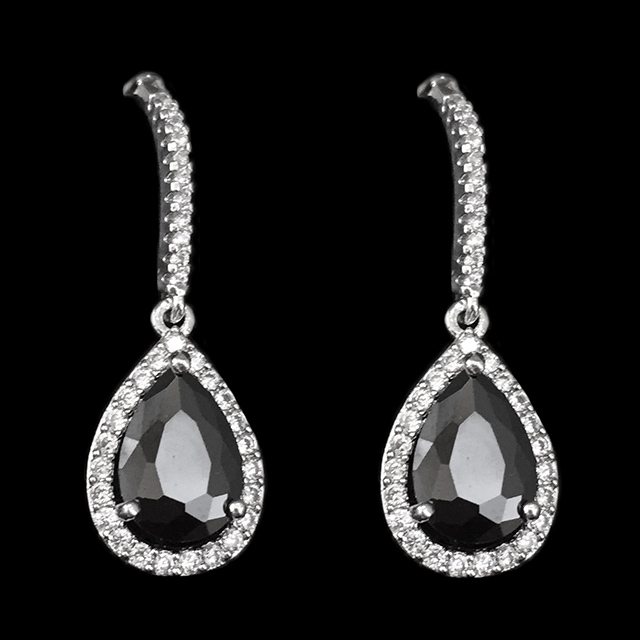

Вечерние серьги Космос DiaDemaGrand Серебряный с черным камнем (0418134-15-19)