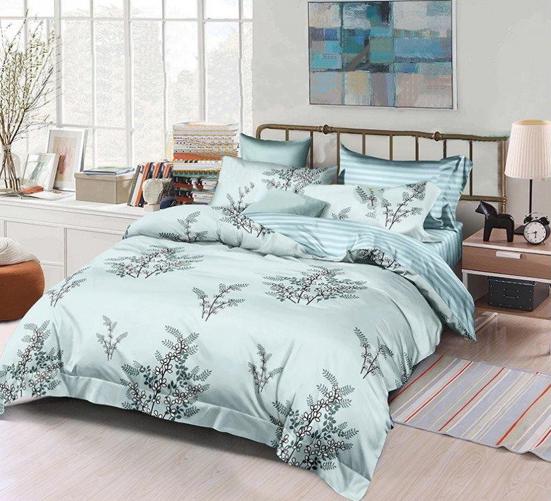

Простынь MirSon Сатин Premium 22-1159 Hadrinn 180x220 см