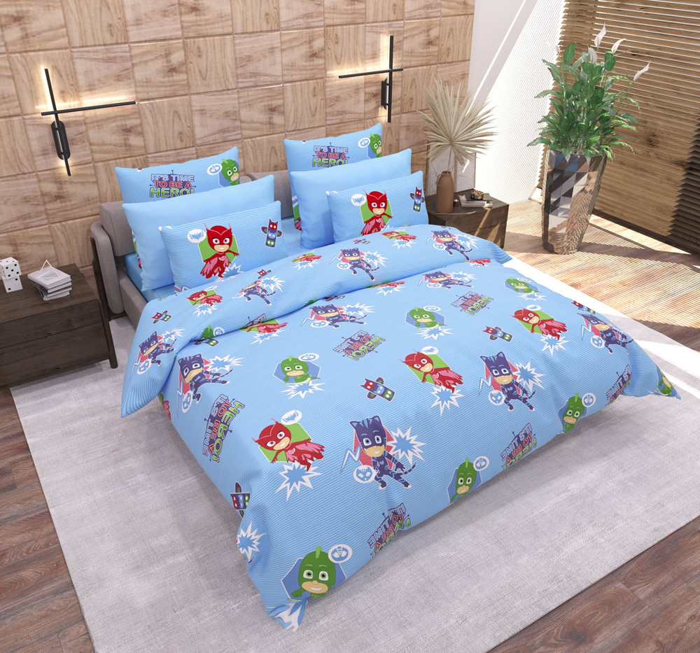 

Простынь MirSon Бязь Premium 17-0256 Hero 200x220 см