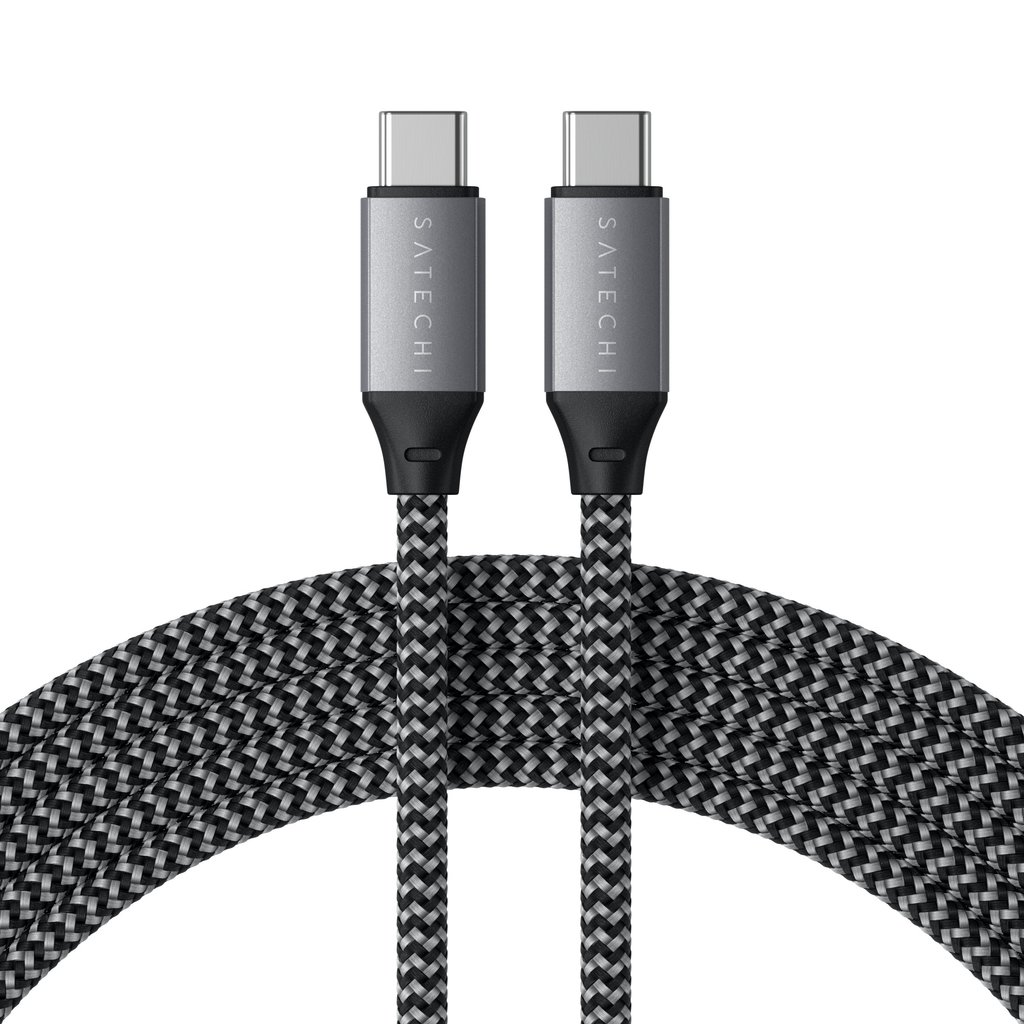 

Кабель синхронизации Satechi USB-C to USB-C 100W Space Gray (2 m) (ST-TCC2MM)