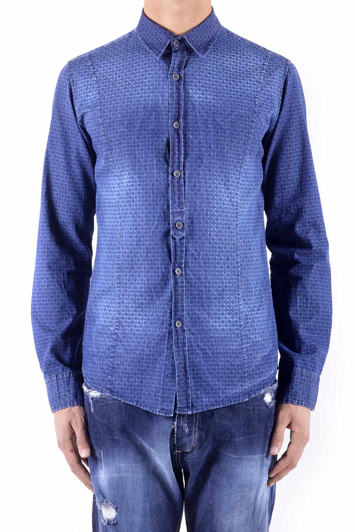 

Рубашка 525 Dark Blue L темно-синий
