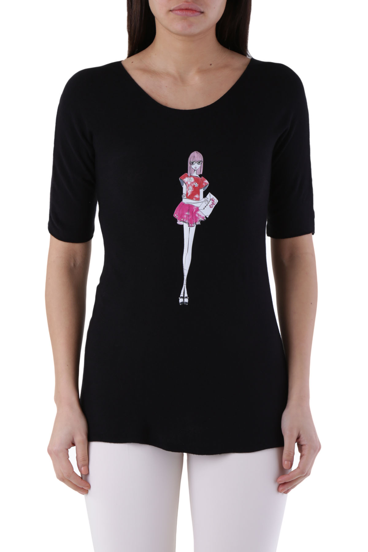 

Свитер Cristina Gavioli Black M черный