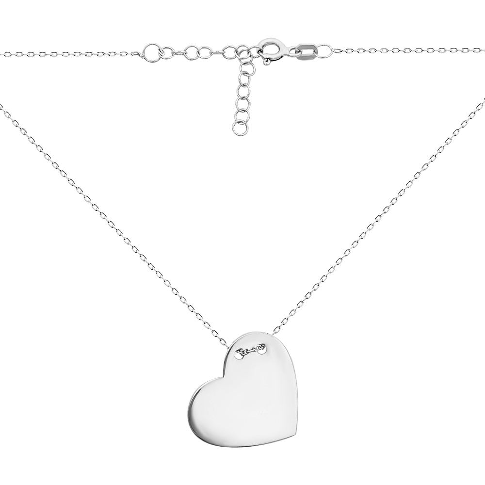 

Серебряное колье с подвеской 000132671 40 размера