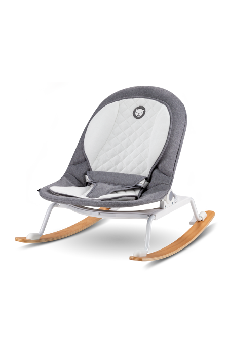 

Кресло-качалка детская ROSA GREY/WHITE Lionelo 76х43х56 см (det0004322)