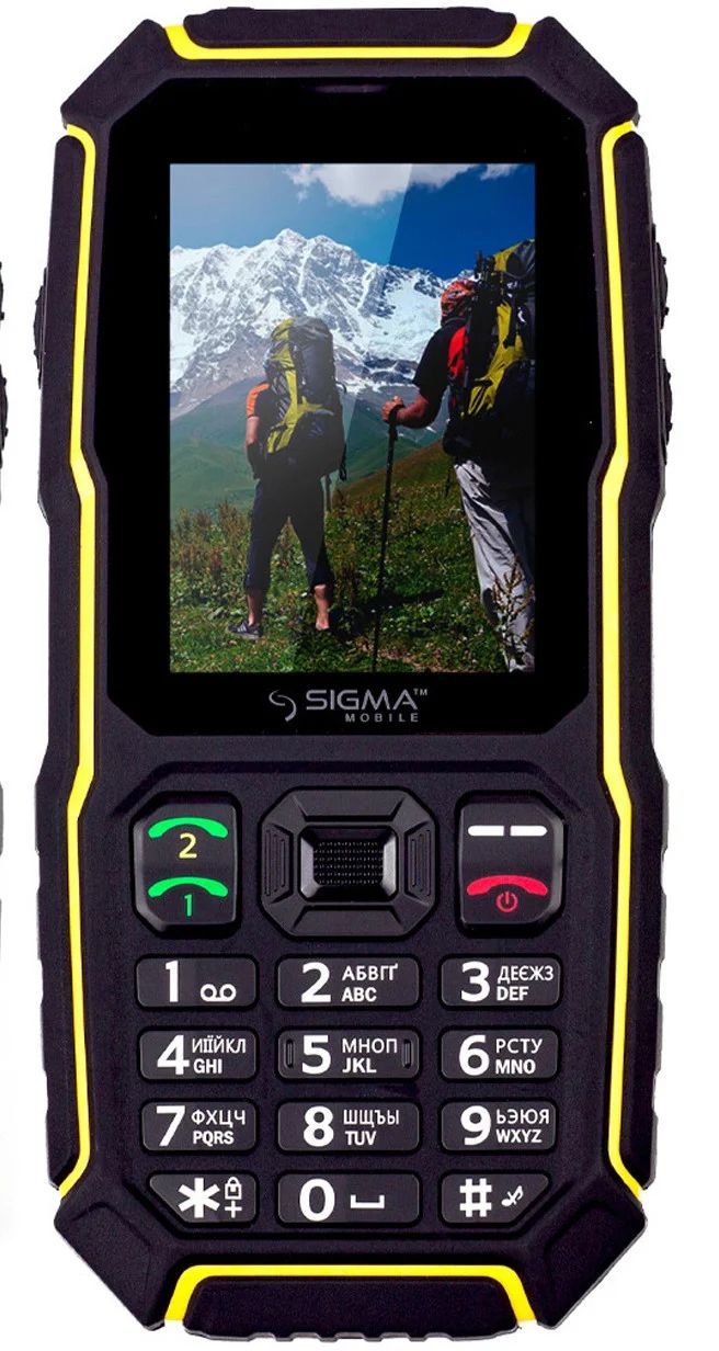 

Мобильный телефон Sigma mobile X-treme ST68 Black/Yellow