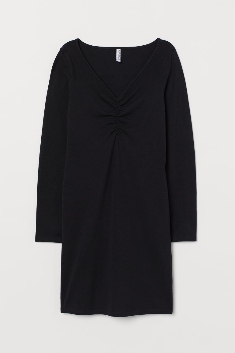 

Платье с треугольным вырезом H&M XS Черный