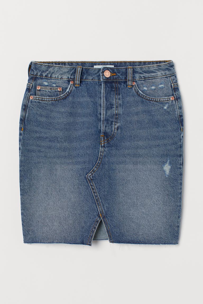 

Джинсовая юбка H&M 36 Синий
