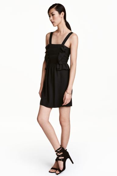 

Платье из смесового лиоцелла H&M  Черный, Платье из смесового лиоцелла H&M 46 Черный