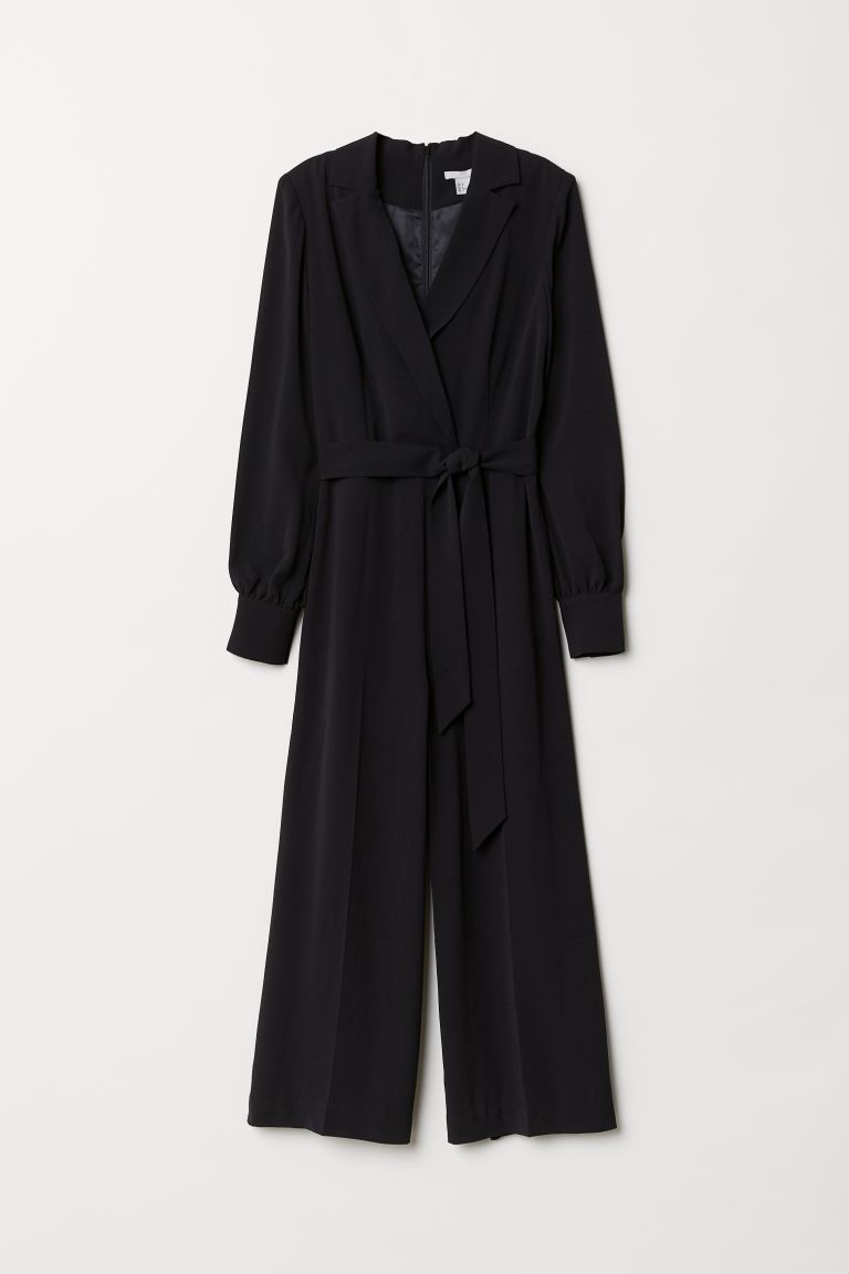 

Строгий комбинезон H&M  Черный, Строгий комбинезон H&M 34 Черный