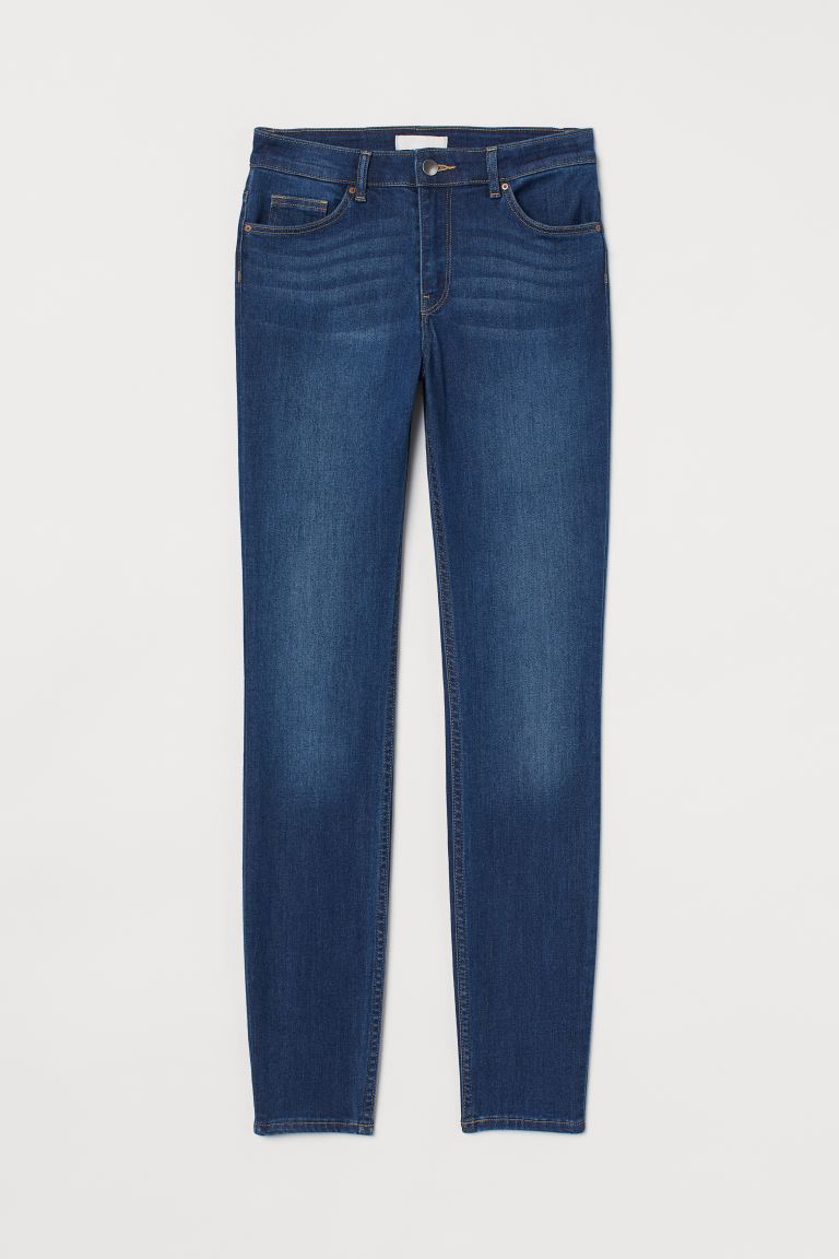 

Джинсы Skinny Regular H&M  Темно-синий, Джинсы Skinny Regular H&M 32 Темно-синий