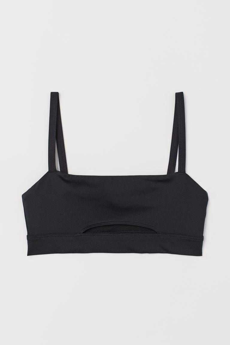 

Лиф бикини с вырезами H&M 34 Черный