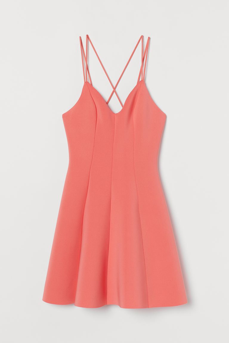 

Платье из неопрена H&M S Коралловый розовый