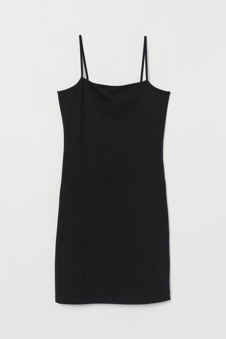 

Облегающее платье H&M XS Черный