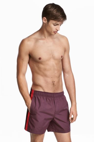 

Короткие плавки-шорты H&M XS Бордовый/Красный