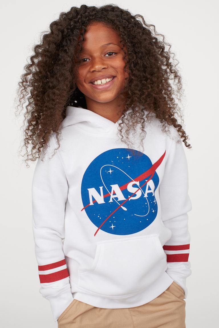 

Худи с принтом H&M 146/152 Белый/NASA (0874622001)