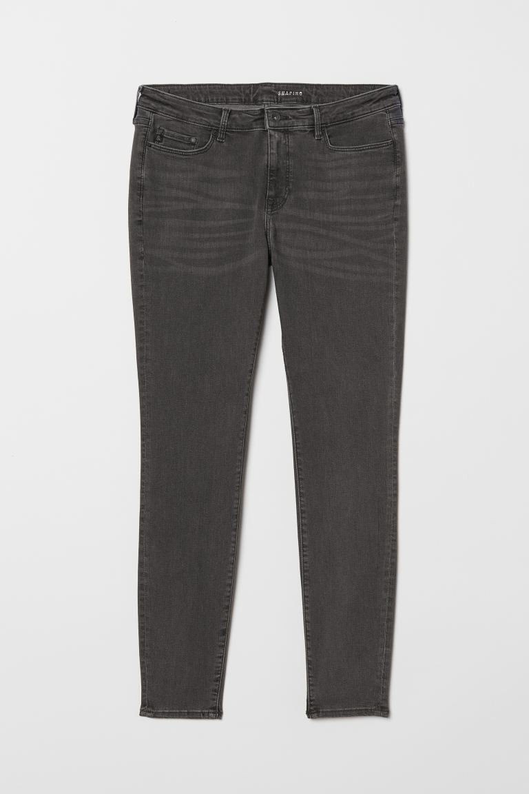 

H&M+ Джинсы Shaping Skinny H&M+  Серый деним, H&M+ Джинсы Shaping Skinny H&M+ 48 Серый деним